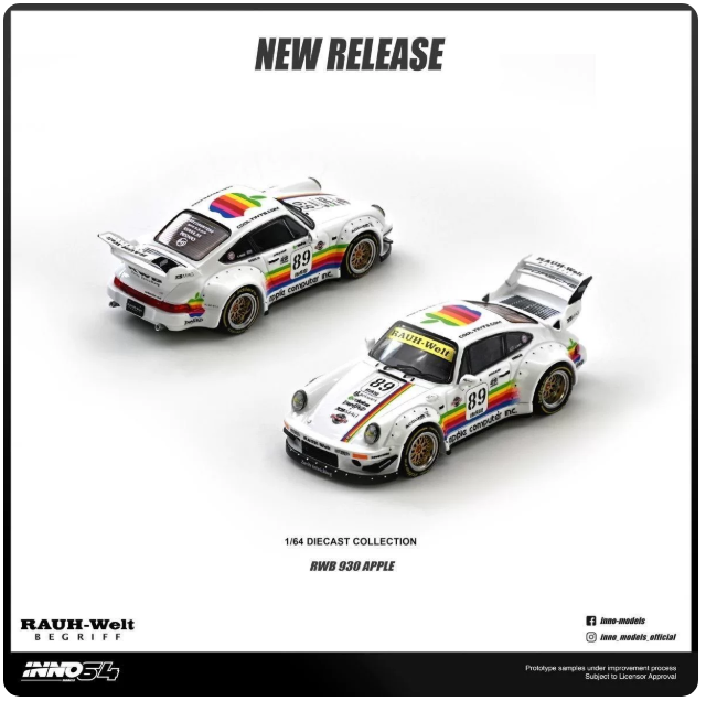 INNO64 1/64 Porsche RWB 930 Apple