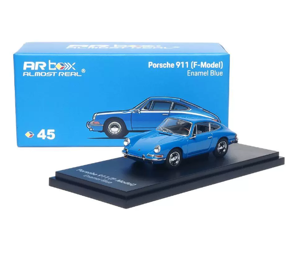 ARBox Almost Real 1:64 Porsche911 F-model Enamel Blue