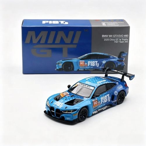 Mini GT 1:64 BMW M4 GT3 EVO #90 FIST Team AAI — 2025 China GT