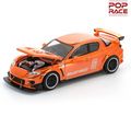 POP Race 1:64 MAZDA RX-8 RE-AMEMIYA CHROME ORANGE