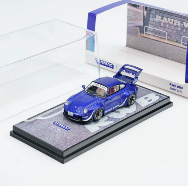 Tarmac Works 1/64 Porsche RWB 993 ARMY GIRL